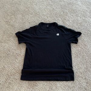 G-Star Raw mens medium black shirt sleeve tee.
